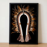 Textile Headdress "Cocar" Wall Art - size M