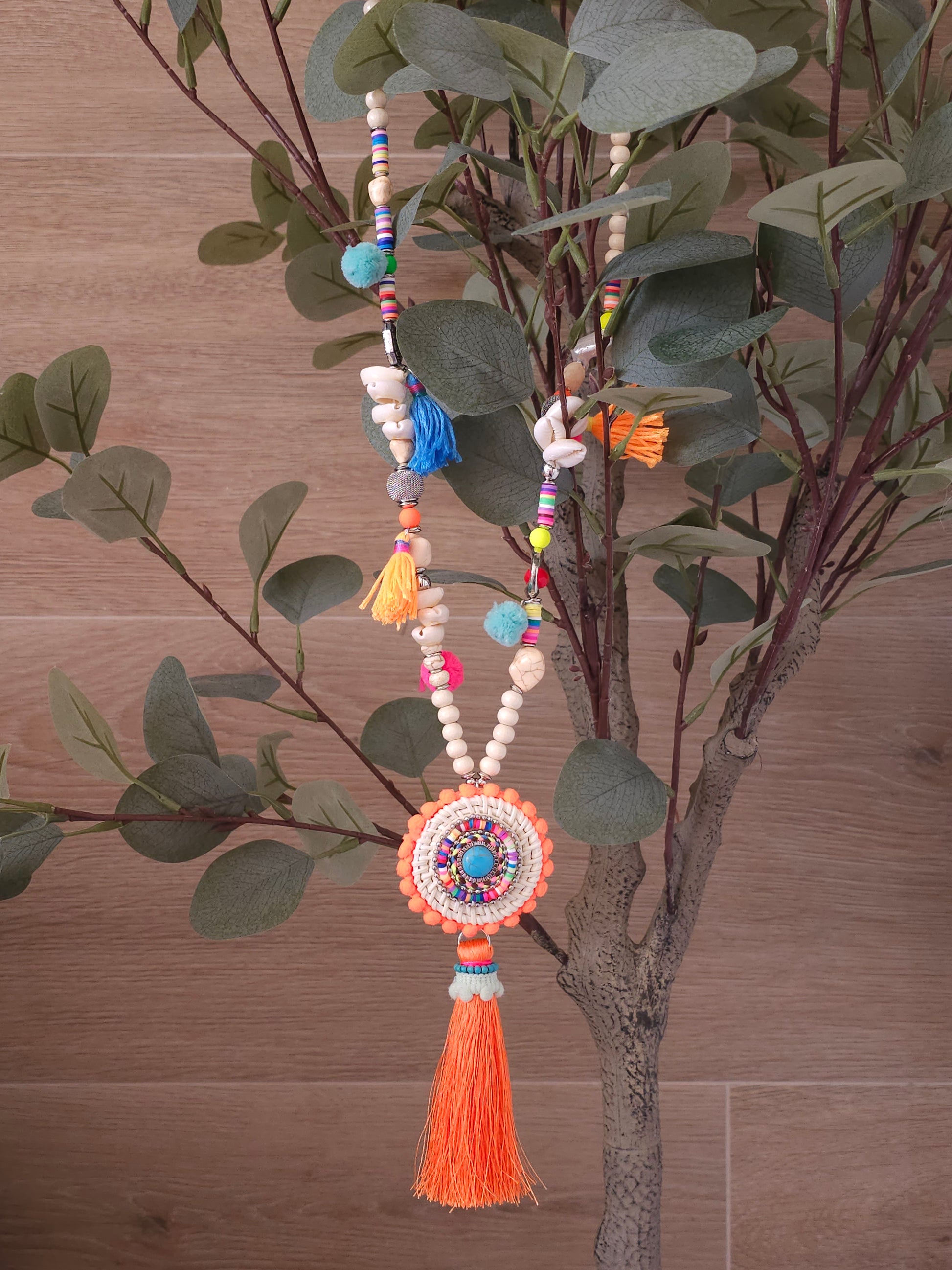 Boho Maxi Free Spirit Necklace with Tassels and Beads
