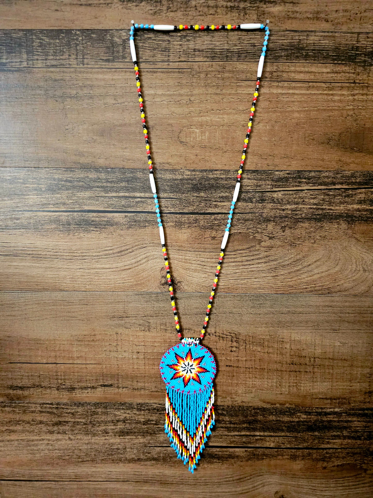 Celestial Dream Beaded Necklace and Earrings Set