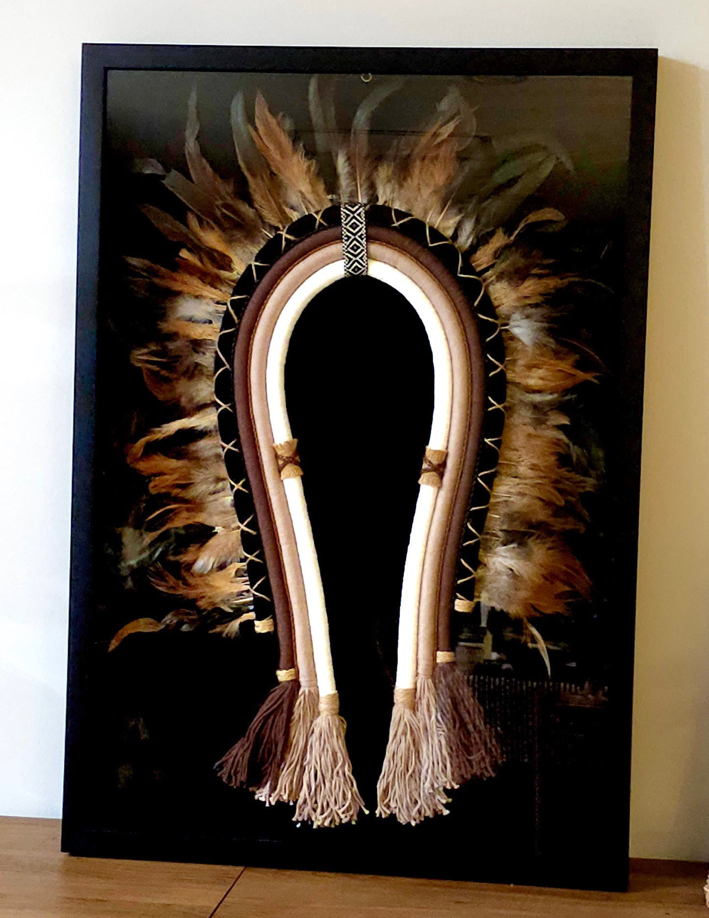 Textile Headdress "Cocar" Wall Art - size M