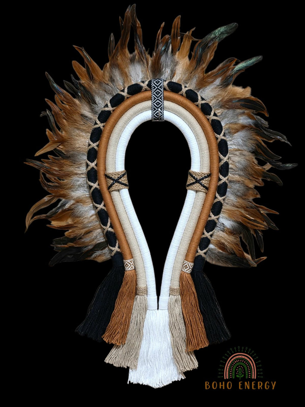 Textile Headdress "Cocar" Wall Art - size M