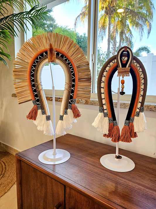 Boho Energy Decorative Headdress Set – Tribal Chic Duo